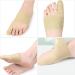 GLEAVI 2pcs Wrapped Toe Spacers Bunion Correctors | Breathable Toe Separators for Foot Skin | Skin Color/Black - Buy Online on GoSupps.com