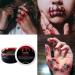 COKOHAPPY Stipple Sponges and Fake Scab Blood Kit for Halloween Makeup - Buy Online on GoSupps.com