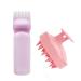 JIANYH 2 Pack Root Comb Applicator Bottle Hair Oil Applicator Bottle Hair Oil Bottle Scalp Shampoo Brush Hair Coloring Dye for Salon Home DIY (Pink)