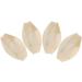 Florencey 50x Finger Food - Bowls Boat Biodegradable Wood 11 cm x 6.5 cm - Buy Online on GoSupps.com