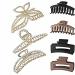 Hair Clips for Women Butterfly Hair Clips Claws Set for Chick Hair 7 Pack Large Banana and Pearl Hair Claw Clips for Women Thin Thick Curly Hair Gift for Mom Wife Daughter Girlfriend Hair Accessories Valentines day gift