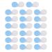 Bonarty 20pcs L/R Marked Mini Contact Lens Box Travel Lenses - Blue as described