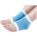 minkissy Socks Moisturizing Heel Socks for Cracked Heels Blue Open Toe spa Gel Socks for Lotion Overnight toeless spa Socks Vented Heel Socks Foot Cover Men and Women Protector Spa - Buy Online on GoSupps.com