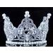 Mini Bun Tiara Hair Crown | Faux Pearl Austrian Crystal Cake Topper - Buy Online on GoSupps.com