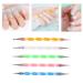 Sularpek 5Pcs 2-Way Dotting Pen Tool Nail Art Kit - Multicolor Dot Paint Manicure Set for Embossing, Clay Sculpting & Nail Art - Buy Online on GoSupps.com