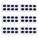 24 Pairs Non-Slip Soft Adhesive Nose Pads for Glasses & Spectacles - Black 1.0 mm - International Shipping Available - Buy Online on GoSupps.com
