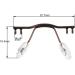 SBTRKT 10-Piece Glasses Nose Padding Set - Dark Gray Metal Frameless Optical Frame Accessories - Buy Online on GoSupps.com