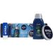 NIVEA MEN DAILY TRIO CRACKER 3PC GIFT SET SHOWER GEL CREME LIP BLAM - Buy Online on GoSupps.com