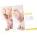 2 Pairs Forefoot Pad Invisible Socks for High Heels | Pain Relief & Cushioning | Cotton Absorb Sweat - Women's Toe Socks - Buy Online on GoSupps.com