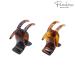Parcelona French 3 Teeth Savana & Tortoise Shell Fish Style Ponytail Holder Set - Strong Grip Hair Claw Clip - Buy Online on GoSupps.com