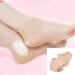 Silicone Gel Heel Sleeve 4 Pairs - Breathable Cushion for Plantar Fasciitis Relief - White & Nude - Buy Online on GoSupps.com
