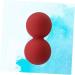 Gatuida Massage Ball - Full Body Mobility & Foot Pain Relief | Silicone Peanut Yoga Roller for Self-Massage - Red - Buy Online on GoSupps.com