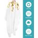Buy Yellow Eucalyptus Barber Cape - Adjustable Hair Cutting Cape for All Ages | Watercolor Spring Botanical Design | 55x63 Inch Stylist Accessory - Buy Online on GoSupps.com