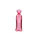 MAIES Hand Warmer Transparent PVC Water Injection Hot Water Bottle with Cloth Cover Water Injection Warm Handbag
