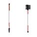 Duo Eyebrow Brush, Eyebrow Brush Eyelash Comb and Eye Shadow Brush, Professional Angled Eye Brow Brush and Spoolie Brush Set (White)