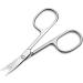 LIVINGO Premium Stainless Steel Manicure Scissors - Multi-purpose Cuticle Pedicure Kit for Nails, Eyebrows, Eyelashes, and Dry Skin - 3.5 inch Curved Blade - A-silver - Buy Online on GoSupps.com