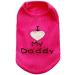 Small Dog Clothes XS Puppy Dogs Shirt I Love My Mom Mommy Dad Daddy Dog T Shirts for Small Dogs X-Small (2.2-3.3lb) Rose-Daddy - Buy Online on GoSupps.com
