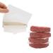 AUGOSTA Restaurant Grade Hamburger Patty Paper 500 Pack, HAMBURGER MEAT NOT INCL. Non-Stick, Waxed Food-Grade Deli Squares 4.75 x 5in Burger Paper 500P