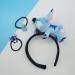 Kawaii Stitch Velvet Headband with 2 Hair Ties | Cute Cartoon Hair Accessories for Girls and Women - Buy Online on GoSupps.com