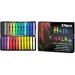 Hair Chalk 24-Color Set Non-Toxic Temporary Hair Dye Pastels for Women Girls Kids Teens and Adults - Easy to Apply Washable Vibrant and Safe Hair Coloring Solution H&Q - Buy Online on GoSupps.com