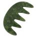 Beaupretty 2pcs Jade Massage Comb Guasha Scraping Scalp Comb Head Massage Tool Facial Massage Tool For Head Care