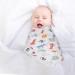 Vicloon Baby Swaddle Wraps 2 pcs | 0-3 Months | 100% Organic Cotton | Breathable Fabric | Unisex White Swaddle Blanket - Buy Online on GoSupps.com