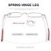 REAVEE 2 Pack Pocket Ultra Slim Reading Glasses +1.75 Men Women Metal Spring Hinge Readers | Small Portable Readers with Pen Clip Case - Buy Online on GoSupps.com