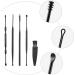 ERINGOGO Double Head Rotating Ear Cleaner Set 5pcs Sturdy Earwax Removal Tools Portable Ear Scoop Kit for Safe at Home - Buy Online on GoSupps.com