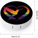 Heart Hummingbird Colorful Contact Lens Case with Mirror | Portable & Cute Travel Kit for Eye Care - Buy Online on GoSupps.com