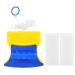 Square Double Sided Magnetic Window Cleaner Window Brushes with 2 Pcs Cotton Glass Wiper Cleaning Tool Household Cleaning Tools