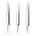 longyitrade Professional Acne Tweezers Stainless Steel Curved Blackhead Tweezers Pimple Acne Tool
