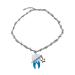 Oralgo's necklace with syringe-toothed thorn vintage keybeat chain punk style choker jewelry for street-style enthusiasts alloy and acrylic