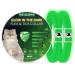 WEALLIN Luminous Repellent Cats Collars Glow Built-in Pant-Based Formula Strong Repellency Slow Release Repellent Collars for Cats Water-Resistant Adjustable For Cats Fit Most Cats Green(2 Pcs)