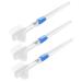 Mobestech 15 pc three -sided toothbrush cleaning agent prosthesis cleaning brush on both sides wrong toothbrush prosthesis cleaner cleaning tool for incorrect teeth care foldable bristles