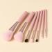 7-Piece Makeup Brush Set - Angular Blush Fan Brush Smudge Brush Flat Brush - Lip Liner CONCEALER BLUSHER Lip Gloss Eyebrow Pencil FOUNDATION Eye Shadow - Pink and White - Lady's Beauty Makeup - Buy Online on GoSupps.com