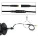 60cm Alliteqwe E-Bike 9Pin Motor Extension Cable - Waterproof Hub Motor Connector, Black - Buy Online on GoSupps.com