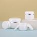 Tianzd 5-Pack 20ml White Plastic Screw Top Cream & Gel Containers with Silver Band Lid - Ideal for Cosmetics & Ointments - Includes 5 Mini Spoons - Buy Online on GoSupps.com
