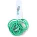 12 PCS Green Elastic Hair Bands - No Metal Ponytail Holders for Women, Men, Girls, Kids - 3mm Gentle Elastics - Buy Online on GoSupps.com