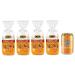 Pack of 4 Crich Ciambelline Shortbread Biscuits, Biscuits Cookies 1 kg Bag + 1 box of Yoga Peach iced tea 330 ml