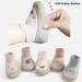 Toddler Sock Shoes | Baby First Walking Shoes | Soft Sole with Grips | Boys Girls 18-24 Months | Coffee - Buy Online on GoSupps.com