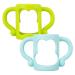 Smarbore Bottle Handles for Dr Brown Narrow Baby Bottles 100% Silicone Baby Bottle Holder for Easy Grip Sippy Cup Handle for Dr Brown Narrow Sippy Bottle Teach Babies to Drink Independently 2 Pack Blue