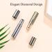 Refillable 5ml Travel Perfume Atomiser for Women and Men - Leak-Proof Portable Dispenser - Dimond Design Grey - Buy Online on GoSupps.com