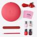 Le Mini Macaron DIY Deluxe Gel Manicure Kit | Gel Nail Polish Set with LED Dryer Lamp, 4 Mini Gel Polishes, Cuticle Stick, Nail File & Remover Wraps | Rouge & Moi - Buy Online on GoSupps.com
