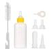 7 Pcs Cat Nursing Bottle 60ml Pet Feeding Bottle with Replacement Nipples and Cleaning Brushes for Pet Puppy Cat Kitten Rabbit