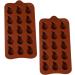 Milisten Polymer Clay Cutters 4 Pcs 3D Assorted Chocolate Candies Wax Melt Moulds 21*11*2.5cmx2pcs As Shownx2pcs - Buy Online on GoSupps.com