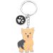Ensianth Dog Keychain | Perfect Gifts for Dog Lovers | Puppy Paw Print Keyring for Dog Owners - Buy Online on GoSupps.com