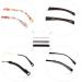 Eyeglasses Temple Tips Sleeve Retainer - 4 Pairs Soft Silicone Anti-Slip Elastic Comfort Glasses Retainers for Spectacles, Sunglasses, Reading Glasses - Random Colors (Black, Clear, Grey, Brown) - Buy Online on GoSupps.com