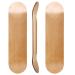 MYOYAY 2 Packs Blank Skateboard Decks Natural 7-Layer Maple Double Tail Skateboard Light Decks - Eco Friendly Strong and Sturdy, Great for Replacement and Decorate It Yourself