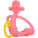 Monkey-shaped Pink Silicone Teething Toys Set for Infants - Food Grade Chew Kit - Buy Online on GoSupps.com