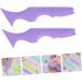 Didiseaon 8 Pcs Silicone Beauty Ruler Eyelash Spoolies Eyeliner Guide Template Eyeliner Guide Aid Blindfold - Buy Online on GoSupps.com